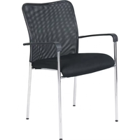 Chaise moderne SX-3013A de visiteur avec le cadre de fer de tissu de maille
