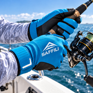 Gants de navigation et de pêche professionnels OEM |   Gants marins à haute adhérence, courts et longs, pour les doigts |   UV50+ Séchage rapide Imperméable - Product Image 5