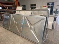 Prix d'usine, fournisseur fabricant, panneau 1,22x1,22m en acier Q235, réservoir d'eau souterrain galvanisé à chaud pour ferme en Ouganda