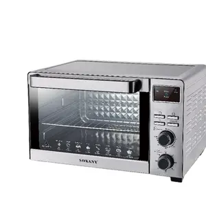 Premium Brand sokany 35L Digital Electric Toaster Oven With Rotisserie Convection Light Hot Plate Function