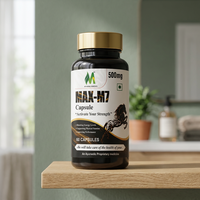 Max M7 Capsules d'Extrait Végétal à Base de Plantes Mélange de Poudre Botanique 500mg 60 Capsules Complément Alimentaire OEM Vrac Marque Privée