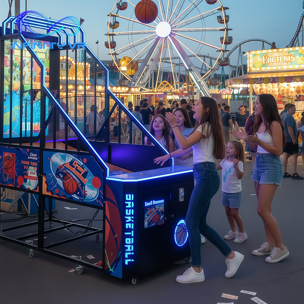 Factory Price Coin Operated One Player LB01 Street Basketball Arcade Game Shoot Basketball Shooting Machine for Indoor Business