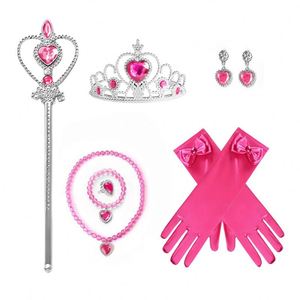 Nicro Baguette Magique Couronne Tiara <span class=keywords><strong>Princesse</strong></span> Elsa La Reine des Neiges Déguisement en Plastique Fournitures pour Fête d'<span class=keywords><strong>Anniversaire</strong></span> Enfant <span class=keywords><strong>Décoration</strong></span> Baby Shower - Product Image 4