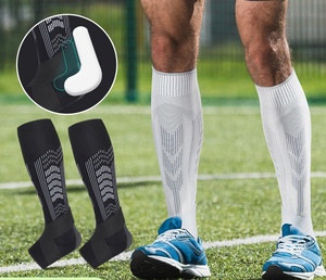 Professional Breathable Quick-Dry Elastic Neoprene Adjustable Fitness Safety Calf <b>Support</b> <b>Brace</b> <b>Ankle</b> Calf Sleeve - Product Image 1