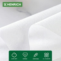 Serviettes jetables de luxe en pulpe de bambou Airlaid à rayures dorées, effet lin, pour invités de mariage, en gros