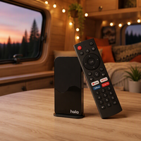 Boîtier IPTV Super Stalker 8K HDR Hola HiiTV Lemon TV Holabox Android 15 avec Wi-Fi puissant et télécommande Bluetooth, compatible OEM, meilleures ventes USA Europe