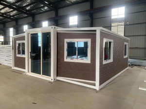Maison extensible à double aile en acier durable, ignifuge et résistant à l'eau salée, pour projet de revêtement de façade de base de pêche côtière du Pérou B1 - Product Image 5