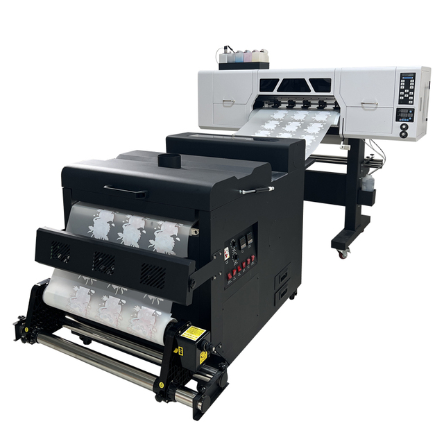High Quality New Dual I3200 Small Size A1 Dtf Xp600 Printer T-shirt Printing Machine with Powder Shaker