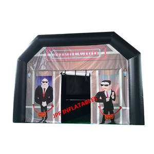 Portátil y fácil de llevar inflables patio cine <span class=keywords><strong>película</strong></span> tienda con pantalla blanca en/inflable pantalla tienda portátil - Product Image 2