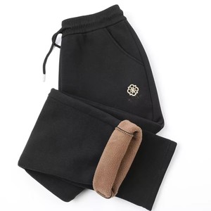 Modello QYK001 da 5,85 Dollari, <span class=keywords><strong>Pantaloni</strong></span> Invernali in <span class=keywords><strong>Pile</strong></span> per Donna Taglia XL-5XL, <span class=keywords><strong>Pantaloni</strong></span> da Jogging per Ragazze con Tasche - Product Image 3