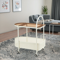 Table d'angle de salon de style nordique, petite table basse avec roulettes, couleur personnalisable, étagère de rangement pour canapé, table d'appoint en acier