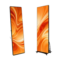 Mur vidéo LED intérieur, affichage numérique, design sans soudure, 640x1920MM P2.5mm, couleur intégrale, garantie 1 an, disponible pour expédition en centre commercial