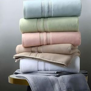 Serviette de Bain de Luxe Cinq Étoiles en Coton Pur Haut de Gamme Anti-Boulochage Séchage Rapide Écologique Hypoallergénique Vente en Gros Hôtellerie - Product Image 2