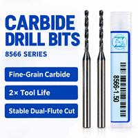Foret hélicoïdal en carbure monobloc NUOTE, à double bordure, oxyde noir, pour acier inoxydable, 1,0-6,0 mm