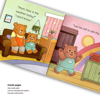 Livre d'activités personnalisé pour enfants, livre d'images en anglais pour le développement des intérêts des enfants, livre de lecture en gros pour la maternelle