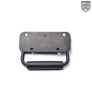 Asa de resorte negra de 100 mm para caja de herramientas de aluminio, plegable y móvil, con agarre industrial - Product Image 3