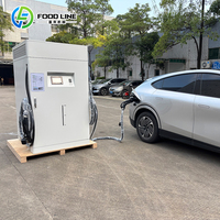 Station de recharge portable pour véhicules électriques, charge rapide, pour la recharge d'urgence en bord de route