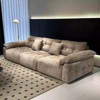 Canapé Moderne en Tissu Écologique de 1 à 4 Places, Design de Luxe pour Appartement, Villa, Salon, Hôtel - Vente en Gros Directe Usine Foshan