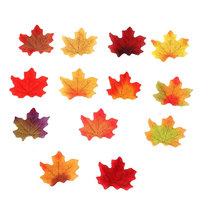 Feuilles d'érable artificielles d'automne, mélange de feuilles colorées pour mariages, événements, scrapbooking artistique et décorations de Thanksgiving