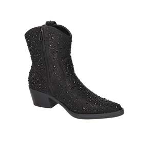 Stivaletti da Donna Xti 143116 Neri Stile a Metà Polpaccio con Dettagli in Strass - Product Image 5
