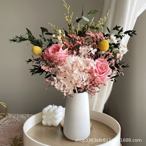 Arrangement <span class=keywords><strong>de</strong></span> roses préservées personnalisé, fleurs séchées minimalistes pour bouquet <span class=keywords><strong>de</strong></span> mariée et centre <span class=keywords><strong>de</strong></span> table, DIY pour décoration <span class=keywords><strong>de</strong></span> table - Product Image 4