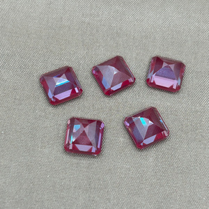 <span class=keywords><strong>Pierre</strong></span> d'Alexandrite de laboratoire, gemme en vrac, certifiée AGL, à changement de couleur, taille Asscher, 0,3 ct à 5 ct, vente en gros pour la fabrication de bijoux - Product Image 4