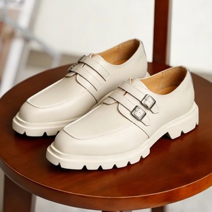 Chaussures décontractées polyvalentes pour hommes en cuir véritable à semelle épaisse style luxe 2026 pour mariage et affaires - Product Image 6