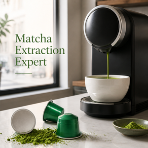 Capsules de Matcha Focus Support compatibles avec Nespresso Original Line, stimulant cérébral, thé vert biologique sain - Product Image 2