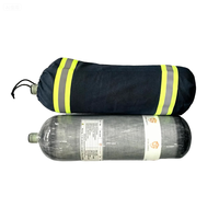 Sac de transport pour bouteille de gaz incendie réfléchissant en coton FR de 6,8 L pour SCBA, sauvetage et incendies de classe A et B, OEM ODM personnalisé, ISO CE