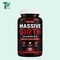 Gummies MASSIVE GIRTH OEM pour la vitalité masculine avec Maca, Ashwagandha, Ginseng, Zinc – Complément alimentaire à base de plantes