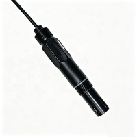 Capteur de conductivité de l'eau industrielle, électrode en graphite anti-corrosion, boîtier PPS IP68, capteur EC personnalisable OEM, 0-20mS/cm