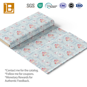 Tissu imprimé en popeline 100% coton BILU, catalogue gratuit, mignon lapin rose pour la Saint-Valentin, cœur, pour vêtements, t-<span class=keywords><strong>shirt</strong></span>, robe - Product Image 2