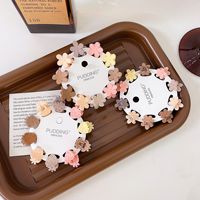 Mini pinces à cheveux coréennes mignonnes, pinces à cheveux de princesse, accessoires pour cheveux doux pour femmes, petite pince à cheveux crème pour enfants