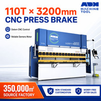 Presse plieuse hydraulique CNC 110T 3200 mm avec contrôleur Delem pour le pliage de tôles