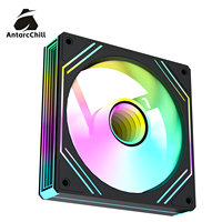 Ventilador AntarcChill de 120 mm de Fábrica, Diseño Central y Lateral con Espejo, Alto Flujo de Aire, Bajo Ruido, Refrigeración para Computadora PWM