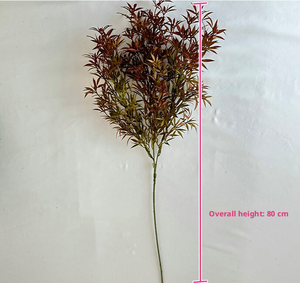 Rama Larga de Hojas de <span class=keywords><strong>Nandina</strong></span> Artificiales Multitono, Tallo de Vegetación Artificial, Decoración Rústica Estilo Wabi Sabi para Mesa, Florero, Venta al por Mayor - Product Image 6