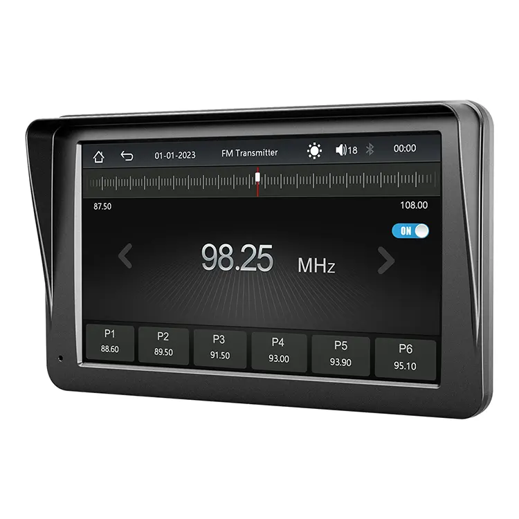 Reproductor de audio y video de DVD estéreo portátil para coche BT transmisor FM Radio de coche audio MP5 reproductor de MP3 para coche transmisor FM