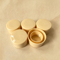 Capuchon à vis lisse à double paroi en PP de 24 mm avec goupille, anneau décoratif pour le cou de bouteille, couvercle cosmétique pour bouteilles en plastique et en verre, directement de l'usine