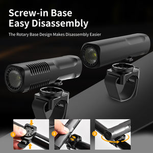 Luce per bici con manico anteriore per bici professionale <span class=keywords><strong>MTB</strong></span> ciclismo accessori 500 Lumen impermeabile - Product Image 2