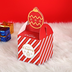 Kerst Ornament Snoepdozen Shatterproof Wit Karton Opknoping Decor Dessert Container - Product Image 5