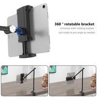 Soporte Giratorio de 360 Grados de Aleación de Aluminio para Tablet, con Abrazadera para Escritorio, Ajustable, para iPad, Tablet y Teléfono de 4.7-12.9 Pulgadas, de Fábrica OEM