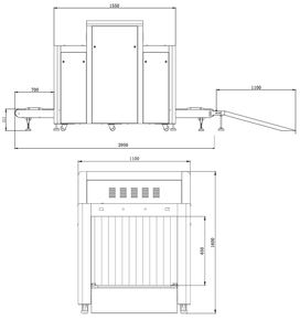 Bagagezakscannermachine Voor Röntgenbeveiliging Op Luchthavens Vrachtpakket En Postkamerinspectie - Product Image 5