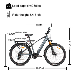 Bicicleta eléctrica de montaña Central Motor Ebike de 29 pulgadas y 48V con motor central - Product Image 5