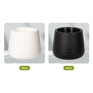 Pot de <span class=keywords><strong>Fleur</strong></span> en Plastique Double Couche pour Plante Artificielle Épais, avec Plateau, <span class=keywords><strong>Grand</strong></span> Jardinier d'Intérieur pour Bureau et Pépinière - Product Image 4