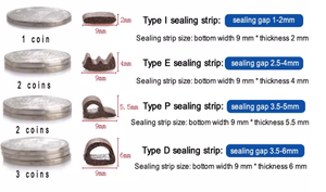 JYD D P E Self-adhesive Door and <strong>Window</strong> Sealing Strip Glass <strong>Window</strong> Anti-collision Strip Foam Sound <strong>Insulation</strong> - Product Image 2