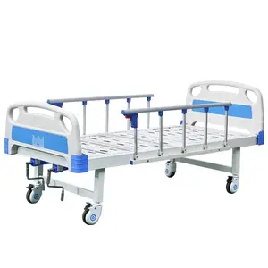 Venta directa de fábrica, cama de hospital de acero multifunción, clínica, hospital, cama de hospital mecánica