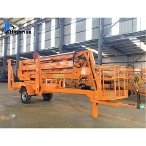 CE 8-22m Aerial Work Platform Trailer / Spider Lift Towable Boom Lift/train mounted boom lift
