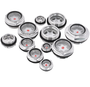 Mirilla de nivel de aceite de aleación de aluminio M20 * 1,5 con tubo de 12mm Técnicas de fundición de superficie lisa - Product Image 1