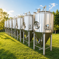 Cuve de fermentation conique en acier inoxydable SUS304 Tonsen 5000L-20000L pour grande brasserie artisanale