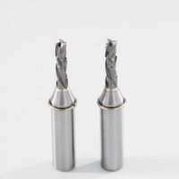 Fresa CNC Recta TCT de 12 mm con Recubrimiento AlTiN, Personalizada OEM para Fresado